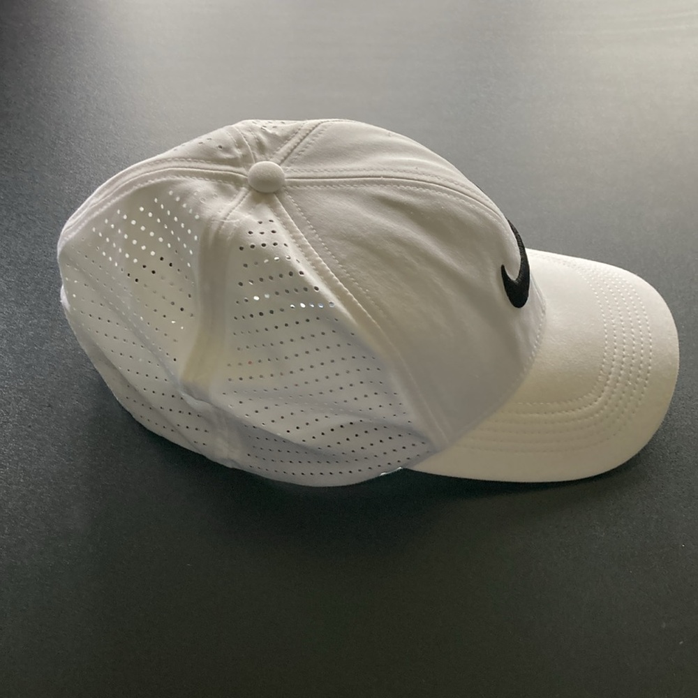 Nike Golf White Cap with Black Logo - Picture 2 of 9